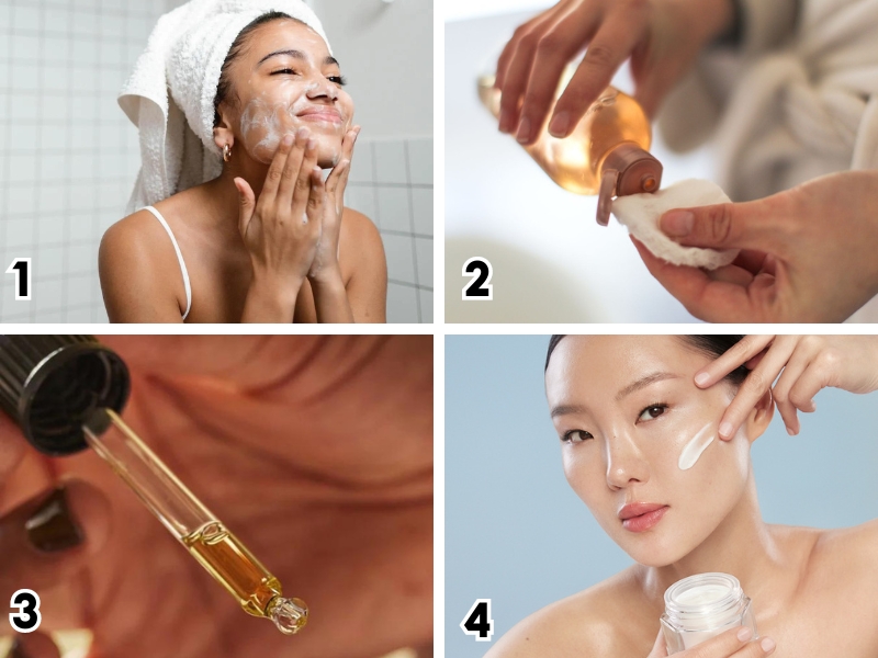 Quy trình skincare buối sáng