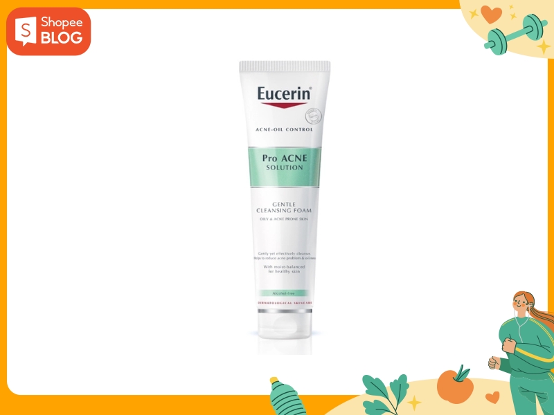 Sữa rửa mặt Eucerin ProAcne Cleansing Foam