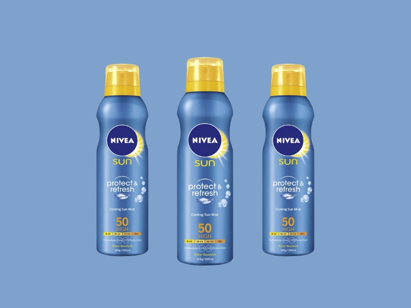 xịt chống nắng nivea