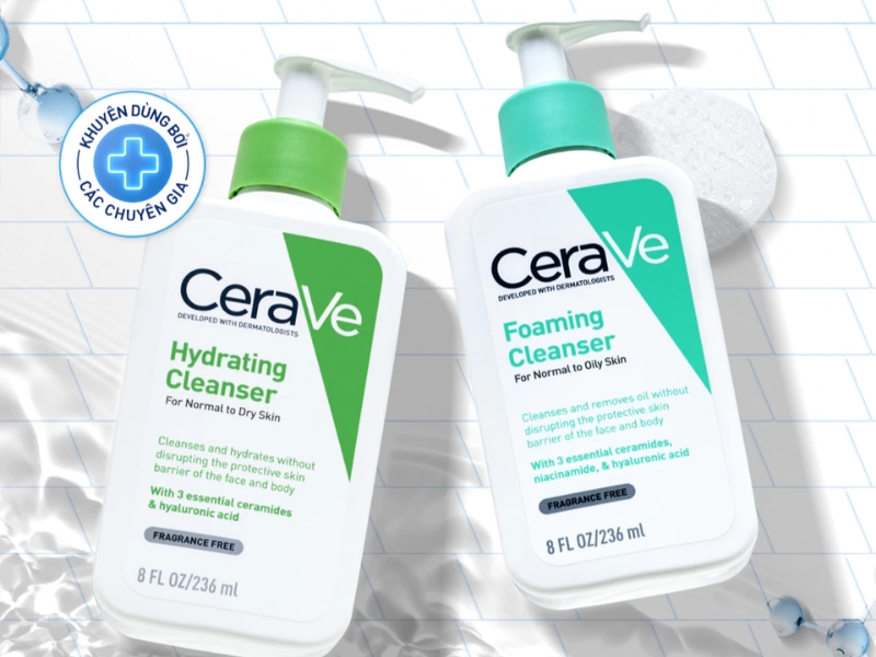 Sữa rửa mặt Cerave Foaming Cleanser Gel Moussant