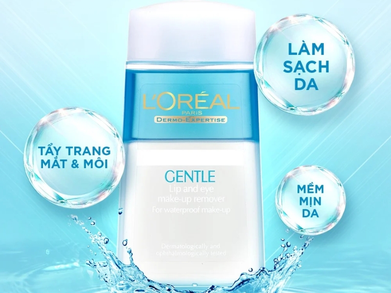  L’Oreal Gentle Lip And Eye Make Up Remover