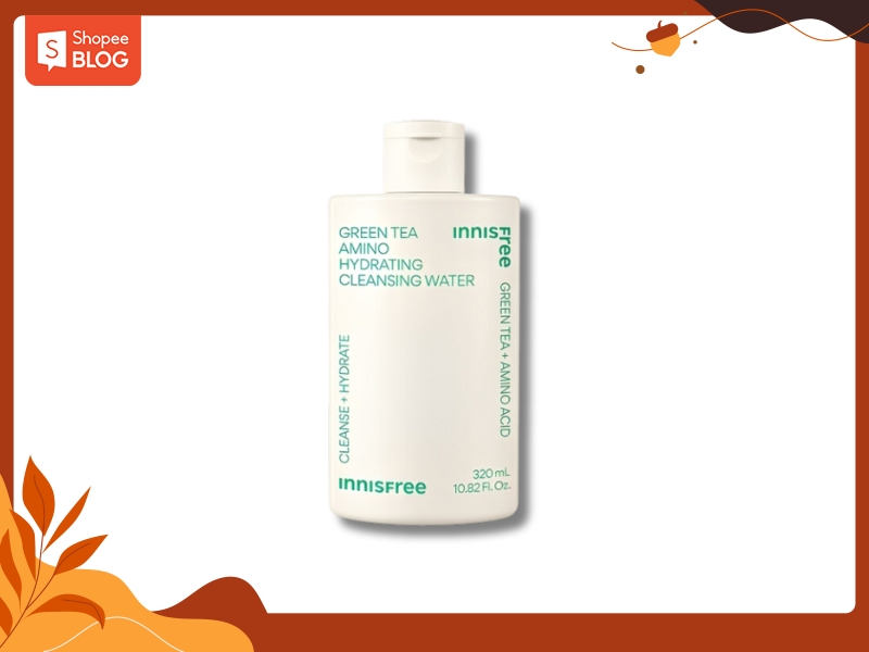  Innisfree Green Tea Hydrating Amino Acid Cleansing Water 