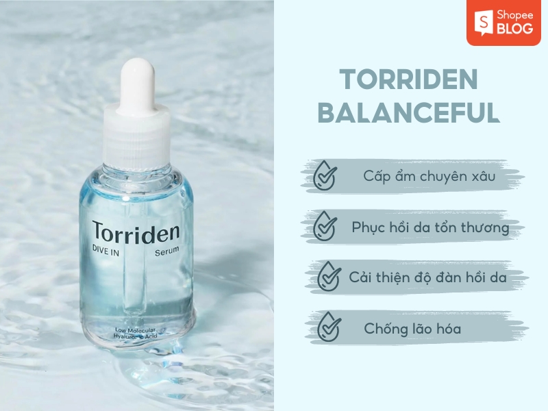 Công dụng của serum torriden Dive in