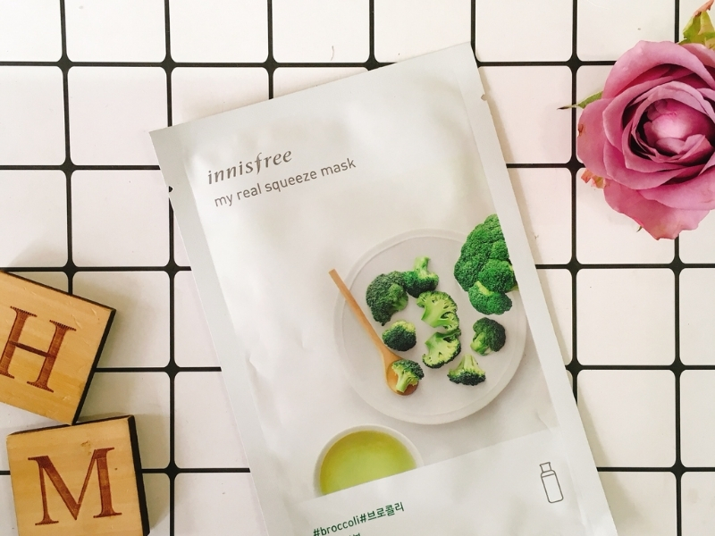 Mặt nạ Innisfree My Real Squeeze Mask Broccoli