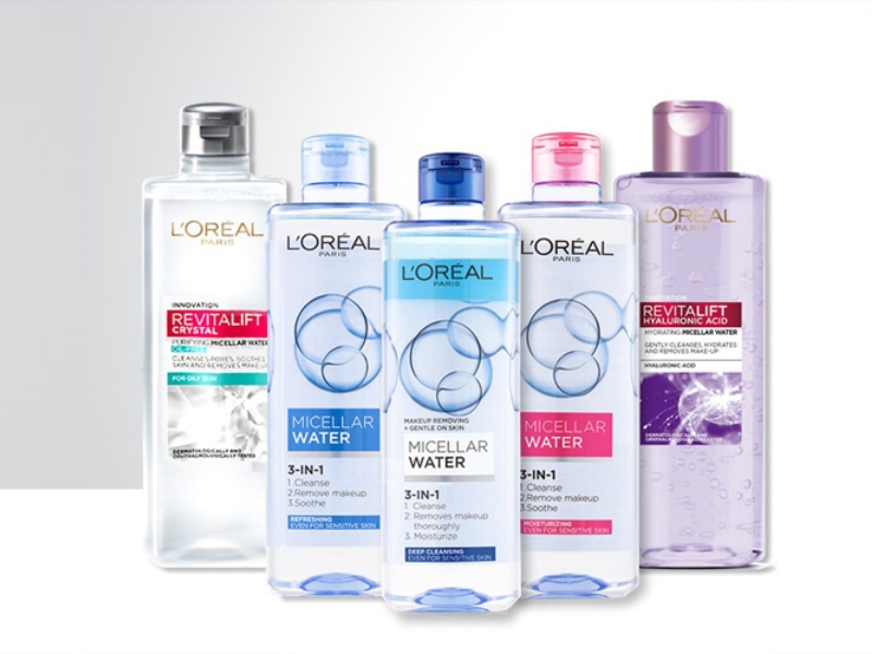 các loại nước tẩy trang loreal