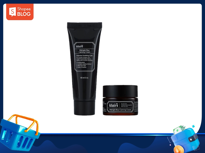 Kem dưỡng ẩm cho da dầu Klairs Midnight Blue Calming