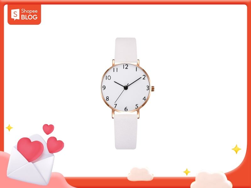 quà tặng đồng hồ đeo tay mặt tròn