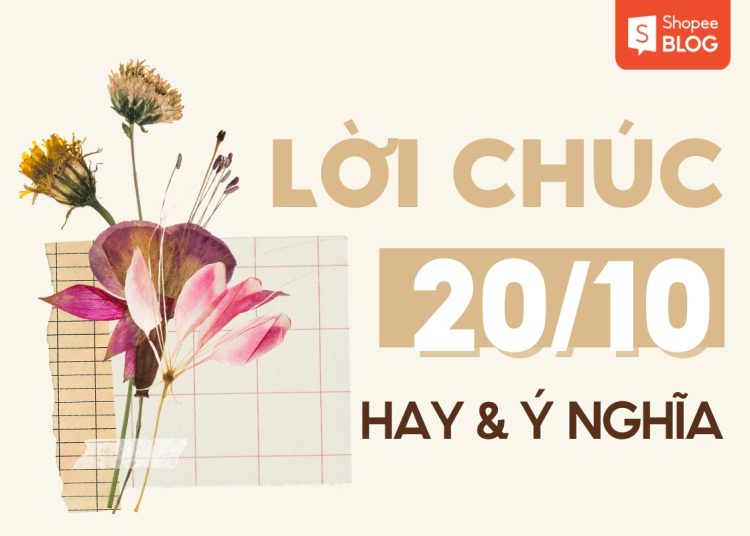 lời chúc 20 10