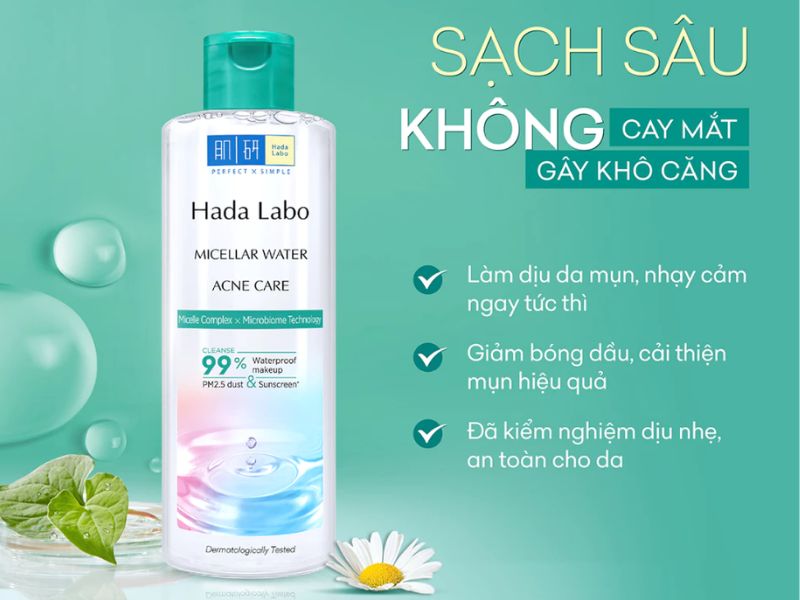 Nước tẩy trang Acne Care Hada Labo 