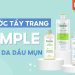 nước tẩy trang simple cho da dầu mụn