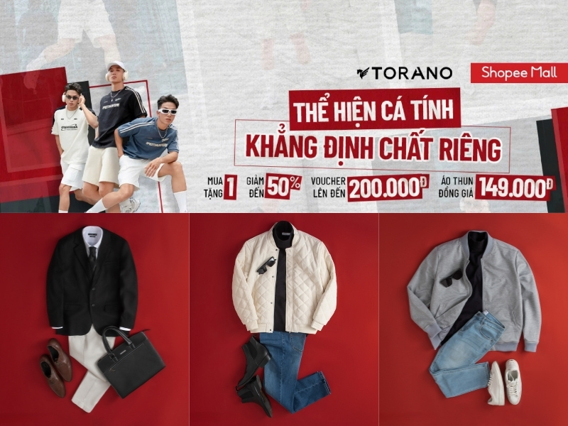 Shop thời trang nam Torano
