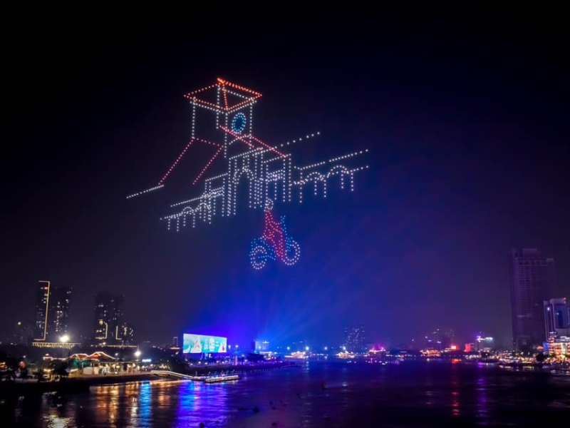 Trình diễn drone tại TP. HCM
