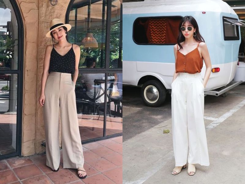 phối quần jean phong cách nữ tính