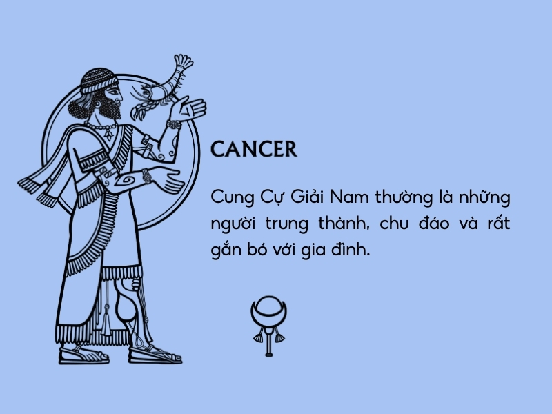 Tính cách của cung Cự Giải nam như thế nào?