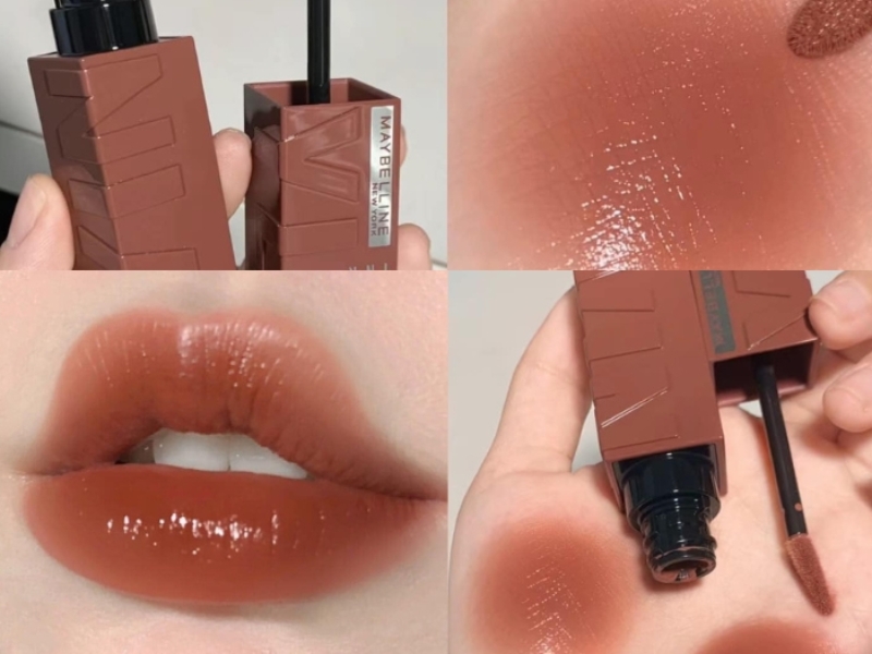Son kem màu nâu tây Maybelline New York Superstay Vinyl INK