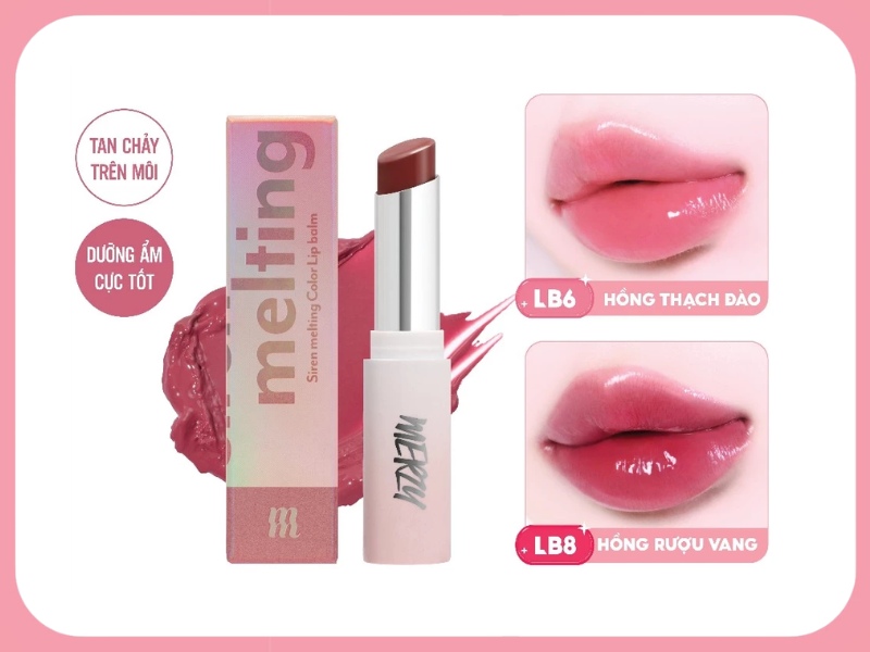 Màu đẹp nhất của dòng son Merzy Siren Melting Color