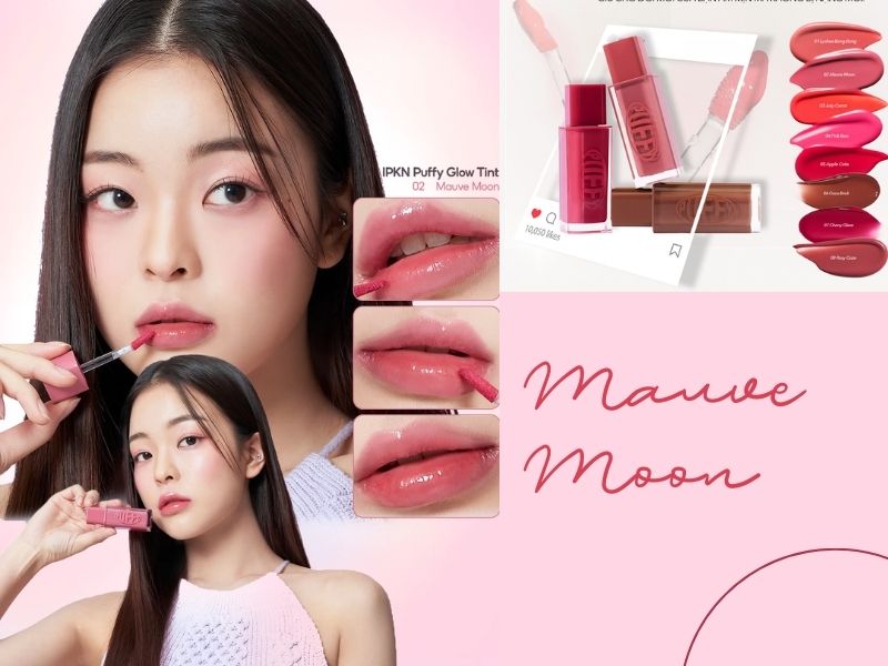 Son IPKN Puffy Glow Tint Mauve Moon