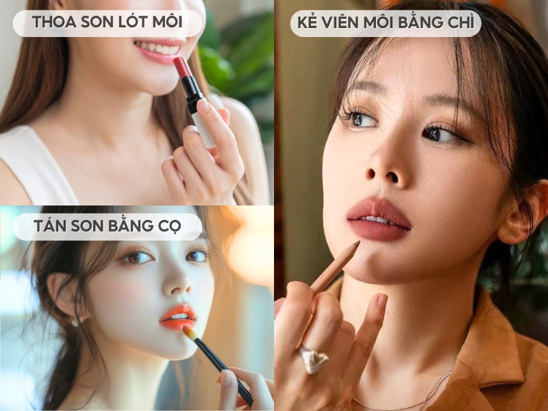 Các bước đánh son MAC