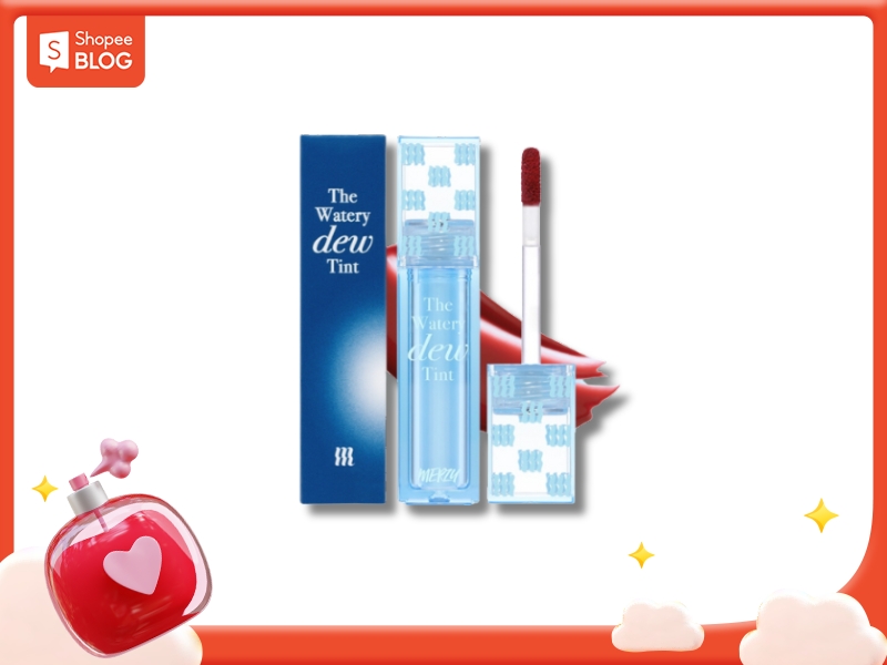 Son lâu trôi không chì Merzy The Watery Dew Tint