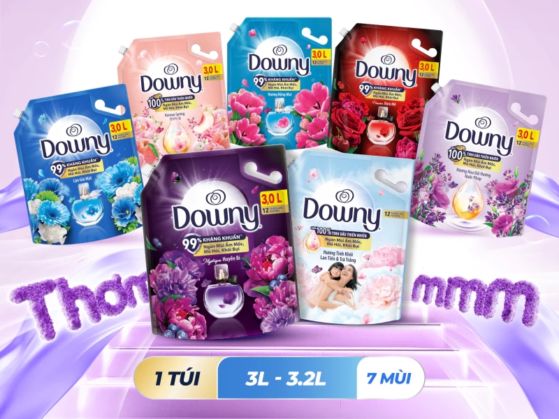 Thương hiệu nước xả vải Downy