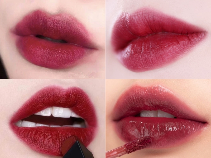 Những màu son đỏ rượu đẹp nhất