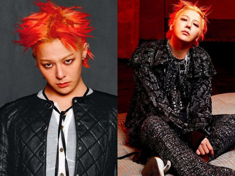 g dragon tóc cam