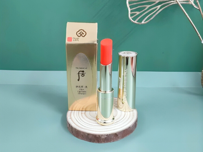 Son dưỡng Whoo Mi Glow màu Orange trong trẻo