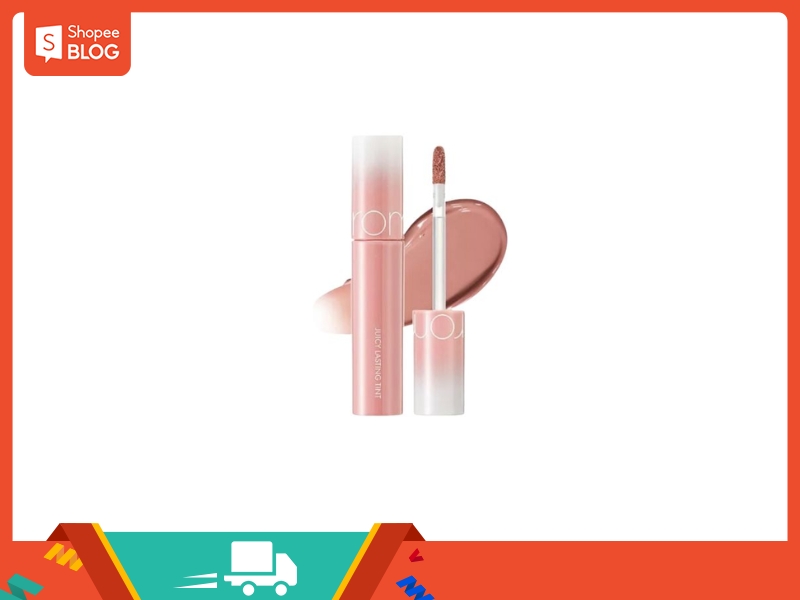 Son màu hồng cam đẹp Romand Juicy Lasting Tint màu 37