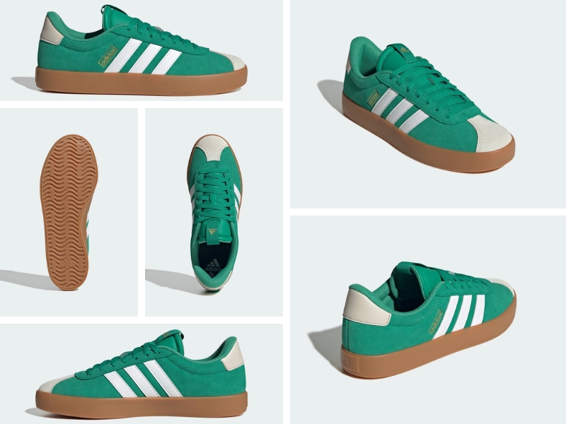 Giày adidas VL Court 3.0 JP5285 xanh lá cho nam