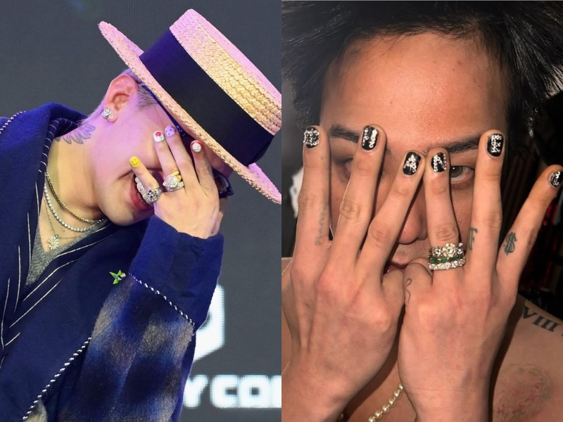 Nail cheap moment với g dragon.
