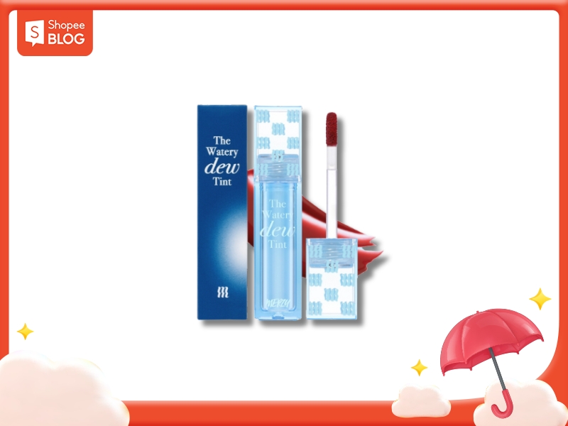 Merzy The Watery Dew Tint màu WD14 With Zest cam cháy cho tone da ấm