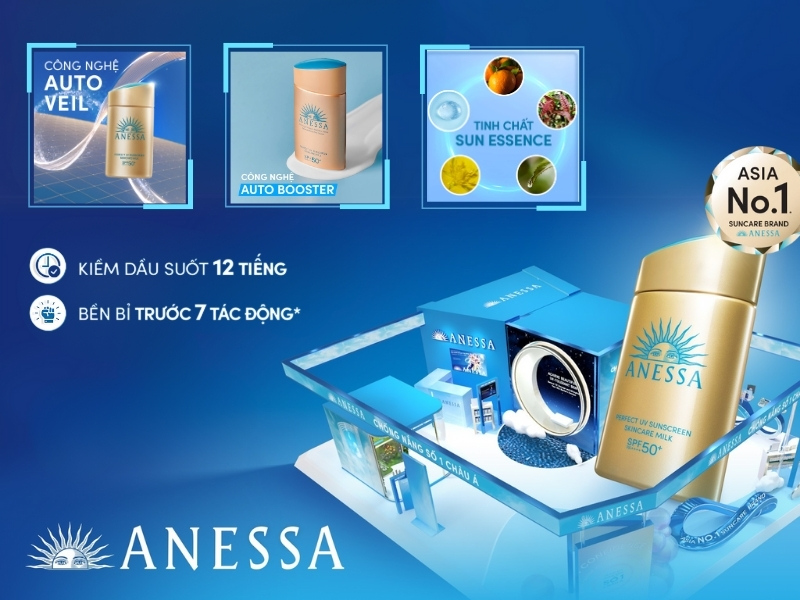 Công nghệ và thành phần của Anessa Gold Milk