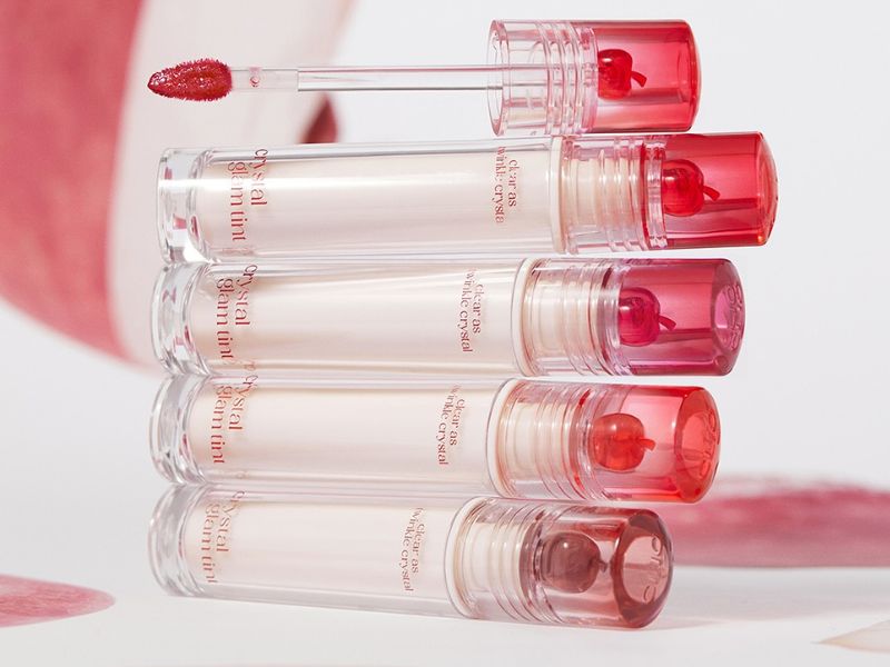 Son Clio Crystal Glam Tint màu #04 Pale Plum