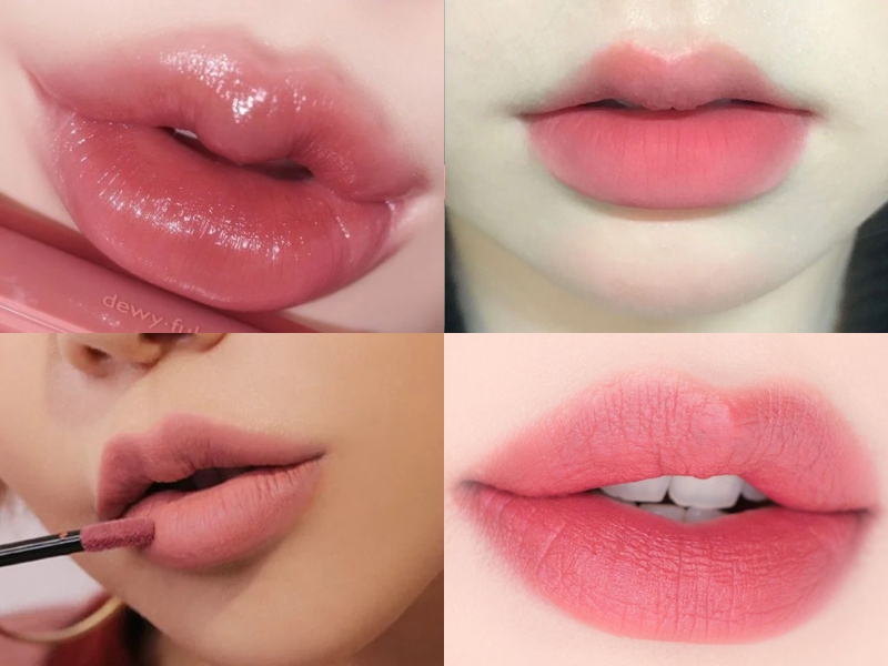 tone son màu hồng nude đẹp