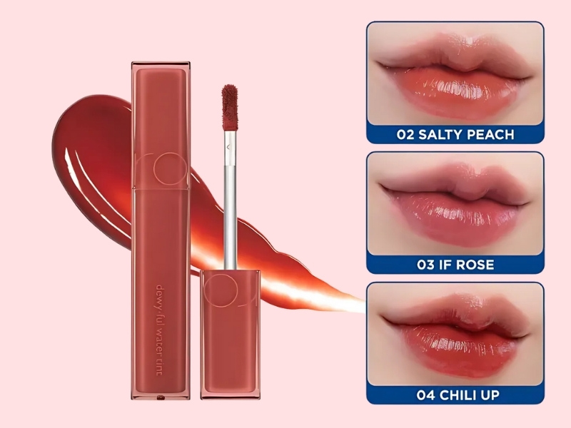 Màu đẹp nhất trong dòng son Romand Dewyful Water Tint