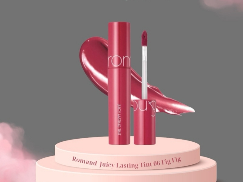 Son bóng Romand Juicy Lasting Tint 06 Fig Fig