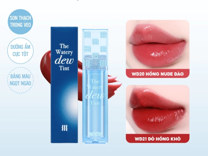 Màu đẹp nhất của dòng son Merzy Watery Dew Tint