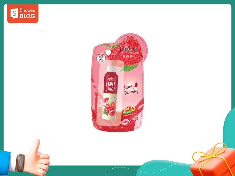 Son dưỡng có màu chiết xuất trái cây Lipice Sheer Color Fruit Juice