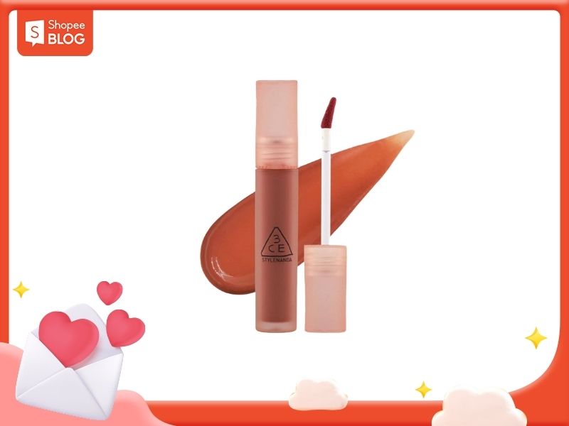 Son kem lì nhung mịn 3CE Velvet Lip Tint màu Walk N Talk