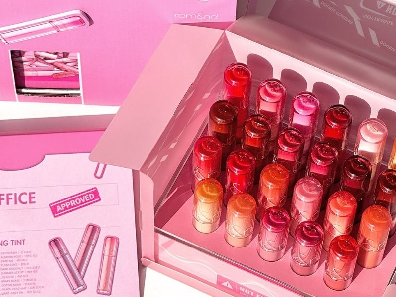 Bảng màu mới nhất của dòng son Romand Juicy Lasting Tint