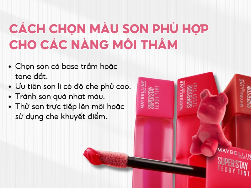 Tips hướng dẫn chọn màu son phù hợp