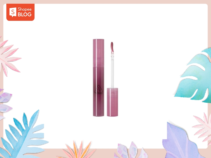 Son hồng ánh tím dạng gel 3CE Drop Glow Gel Calming