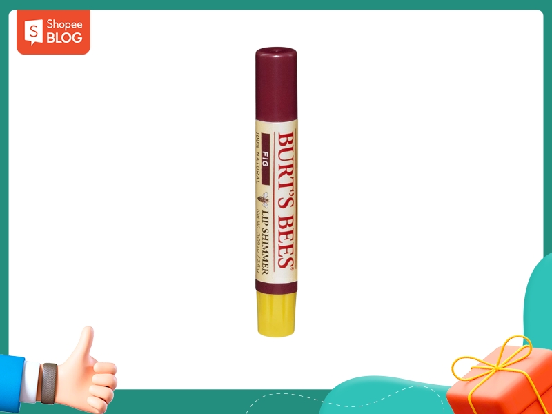 Burt’s Bees 100% Natural Moisturizing Lip Shimmer.