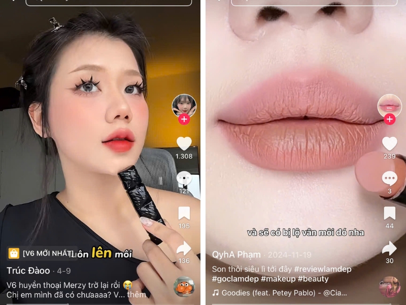 Gợi ý các màu son