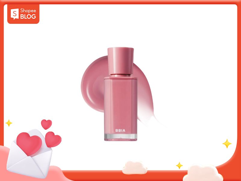 Son tint bóng thuần chay MLBB Bbia Glow Tint Nudy Bottle (màu #11)