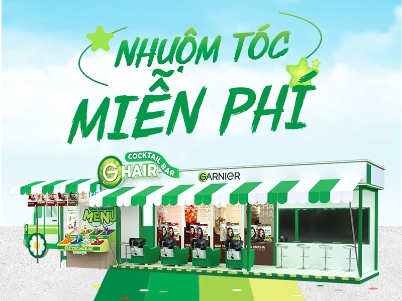 Color Runway nhuộm tóc garnier miễn phí