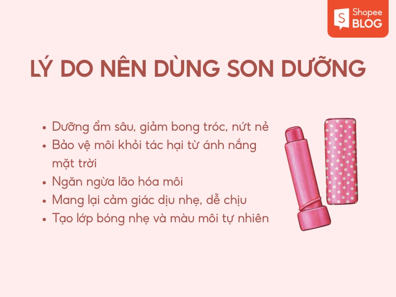 Tác dụng của son dưỡng