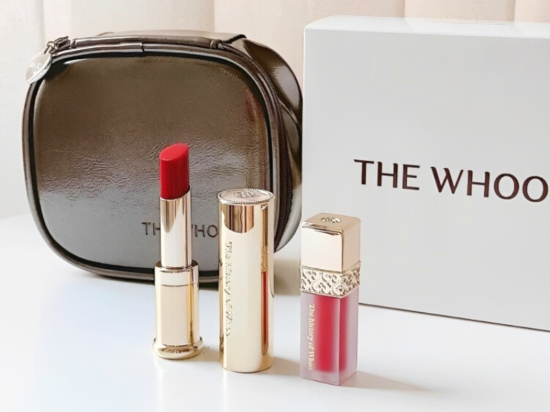 Son dưỡng Whoo Mi Glow màu đỏ rượu