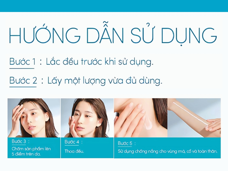 Hướng dẫn sử dụng sữa chống nắng Anessa Gold Milk