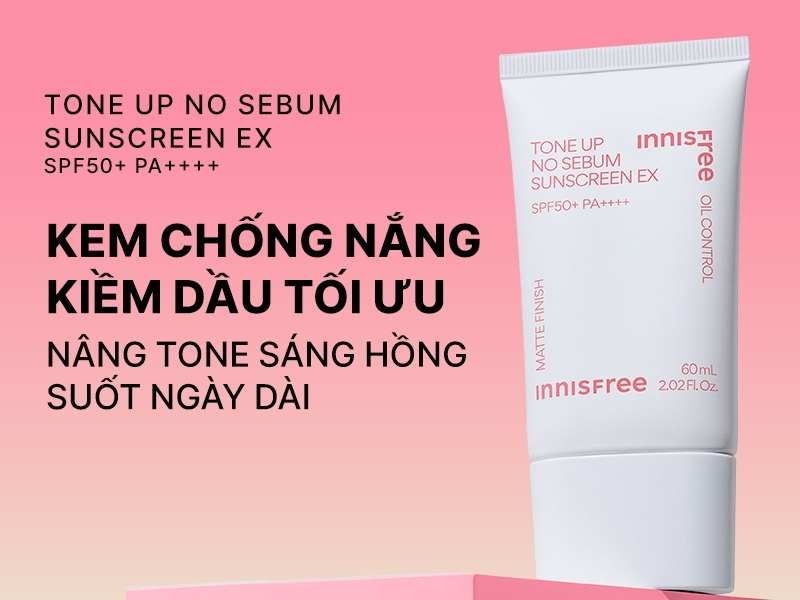 Kem chống nắng INNISFREE Tone Up No Sebum EX